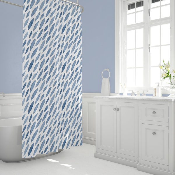 Slate Blue Curtains Etsy