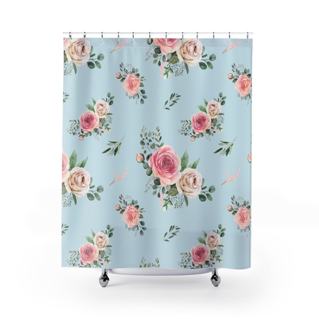 Shower Curtains Shabby Chic French Country Summer Cottage Etsy
