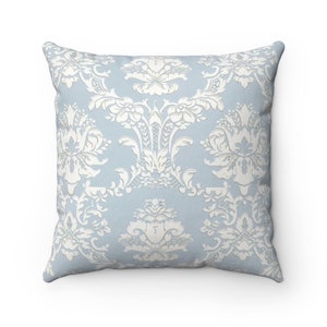 French Blue Pillow, Decorator , Removable Cover, Throw Pillow, French Country Decor, Home Decor, Home and Living, 4 Sizes