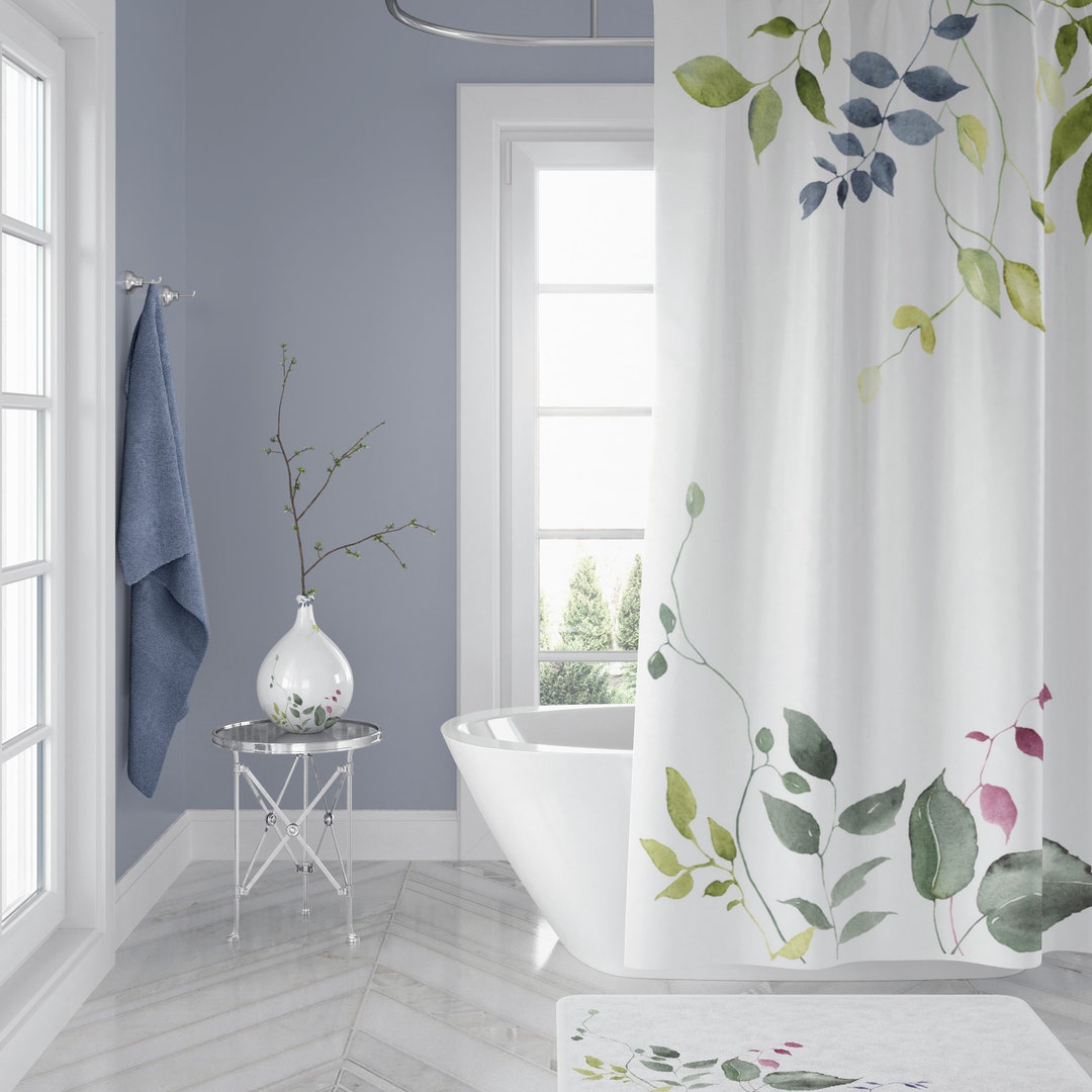 French Country Shower Curtains, Floral Shower Curtains, Luxury Bath