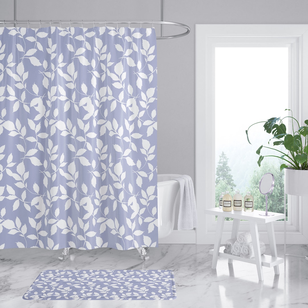 Shower Curtains Floral Modern Farmhouse Shower Curtains Etsy
