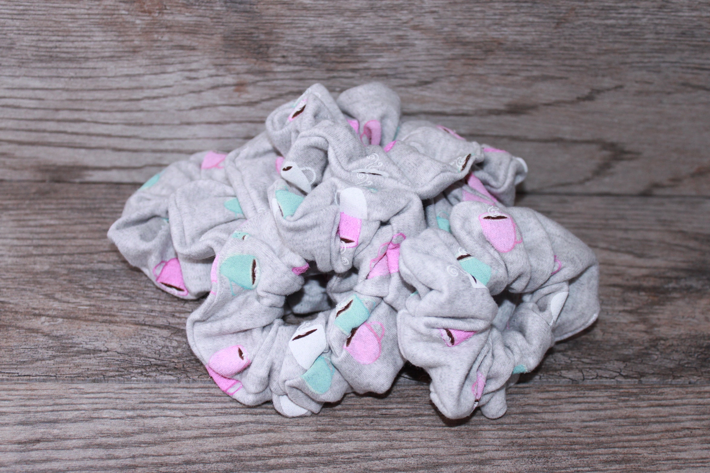 Cup of Coffee Hair Scrunchie Wrist Scrunchie Gift for Her Etsy