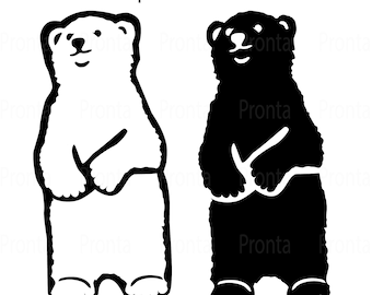 Fluffy bear decal