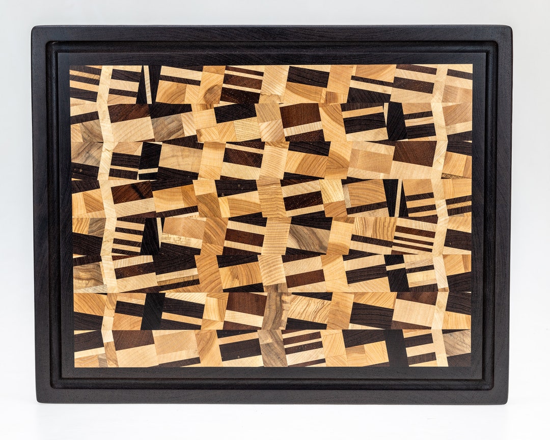 End Grain Cutting Board, Butcher Block, No. 001A/39. Pattern: 001A ...