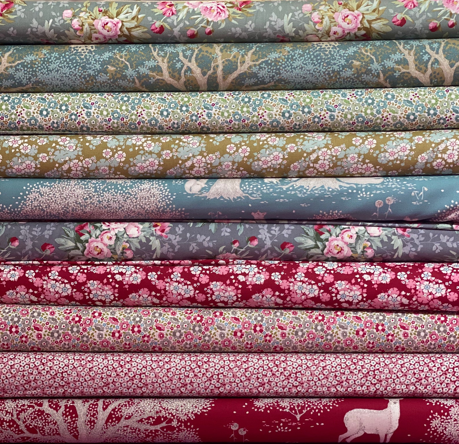 Tilda Fabrics Fabric Package Woodland 2021 / 20 Pieces Etsy UK