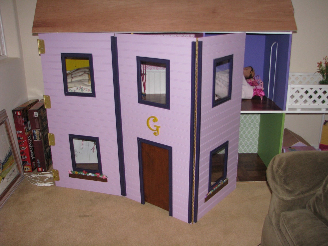 American Girl Sized Dollhouse Plans for American Girl, Our Generation