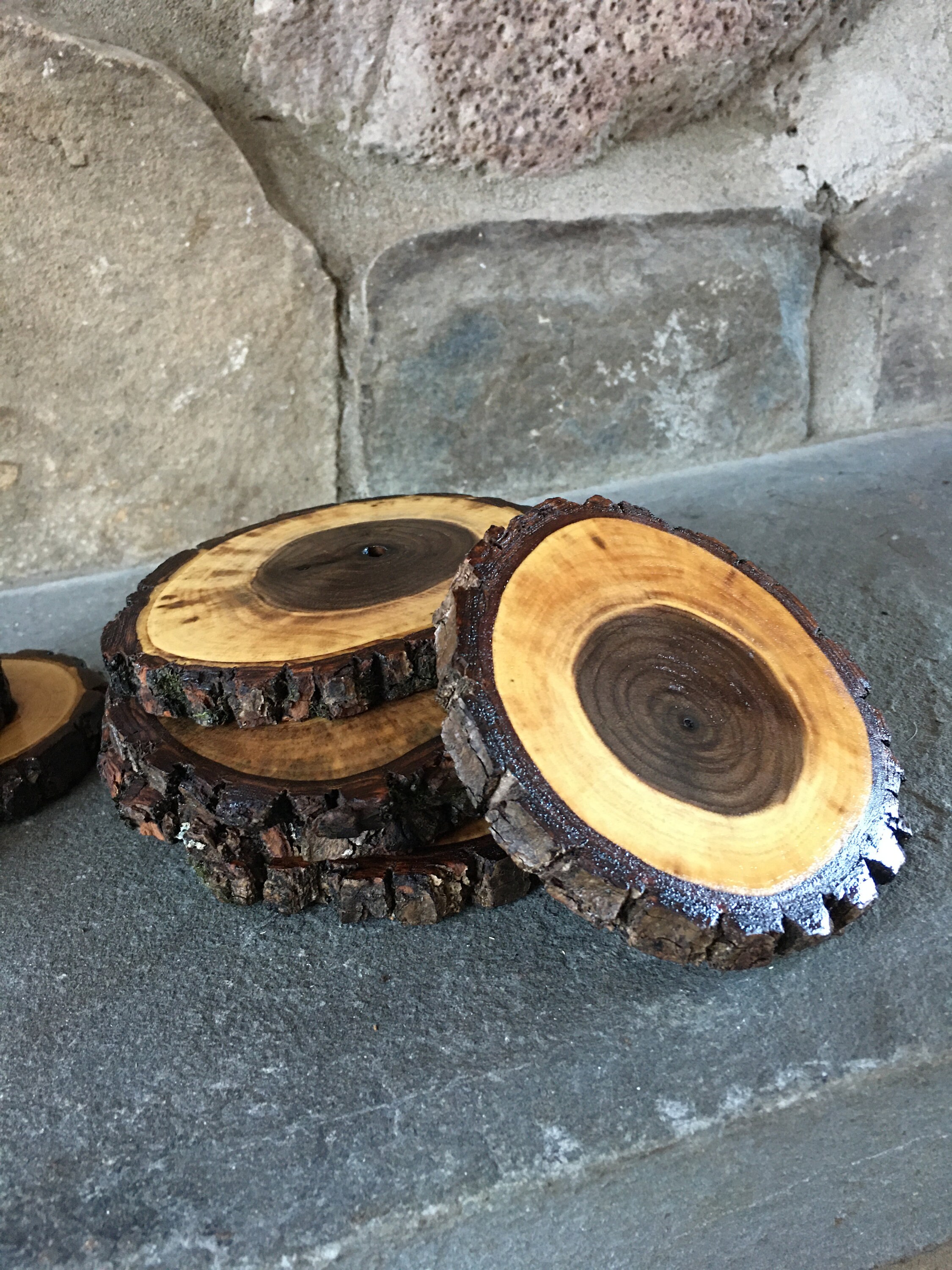 Black Walnut wood coasters Etsy