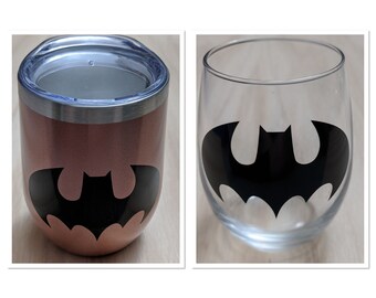 Glas Batman Trinkglas Batman Logo Fledermaus Glas Batman Trinkglas Batman Logo Fledermaus