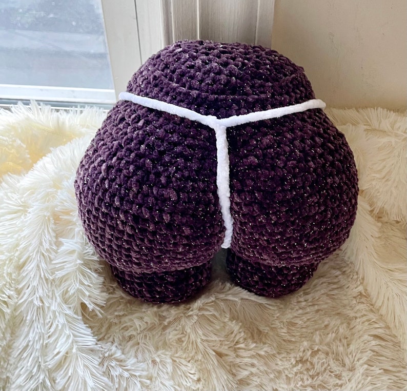 Crochet Booty Pillow Crochet Pillow Female Butt Pillow | Etsy