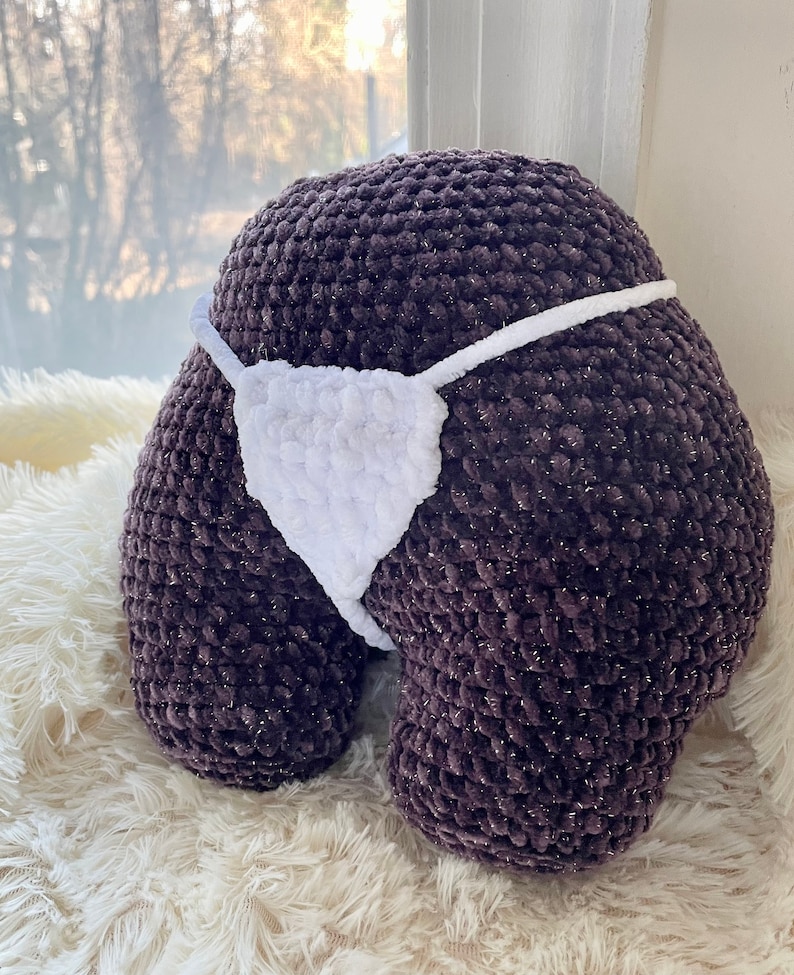 Crochet Booty Pillow Crochet Pillow Female Butt Pillow | Etsy