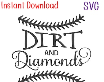 Instant Download - SVG - Dirt & Diamonds Decal