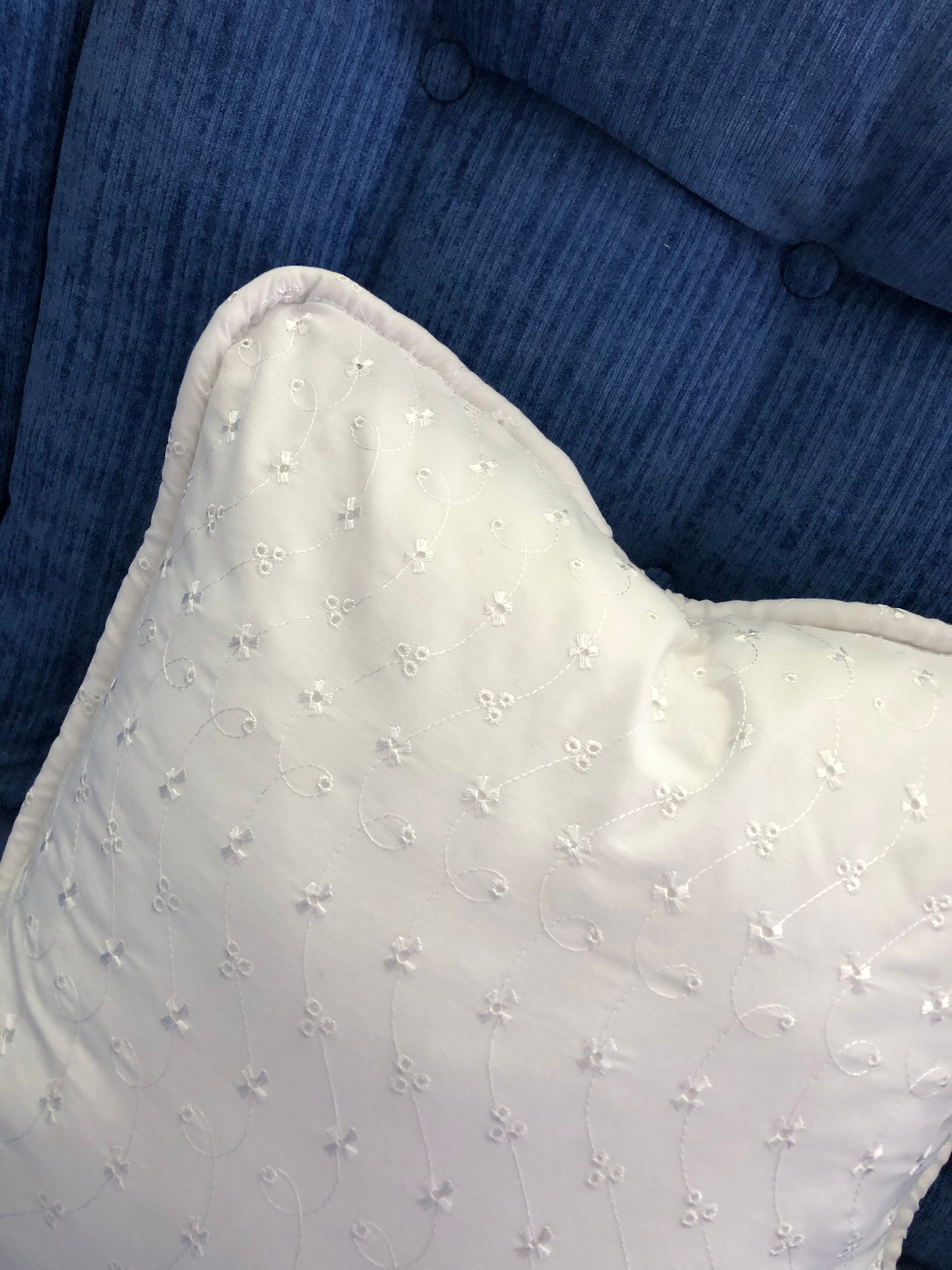 Eyelet throw pillow Etsy