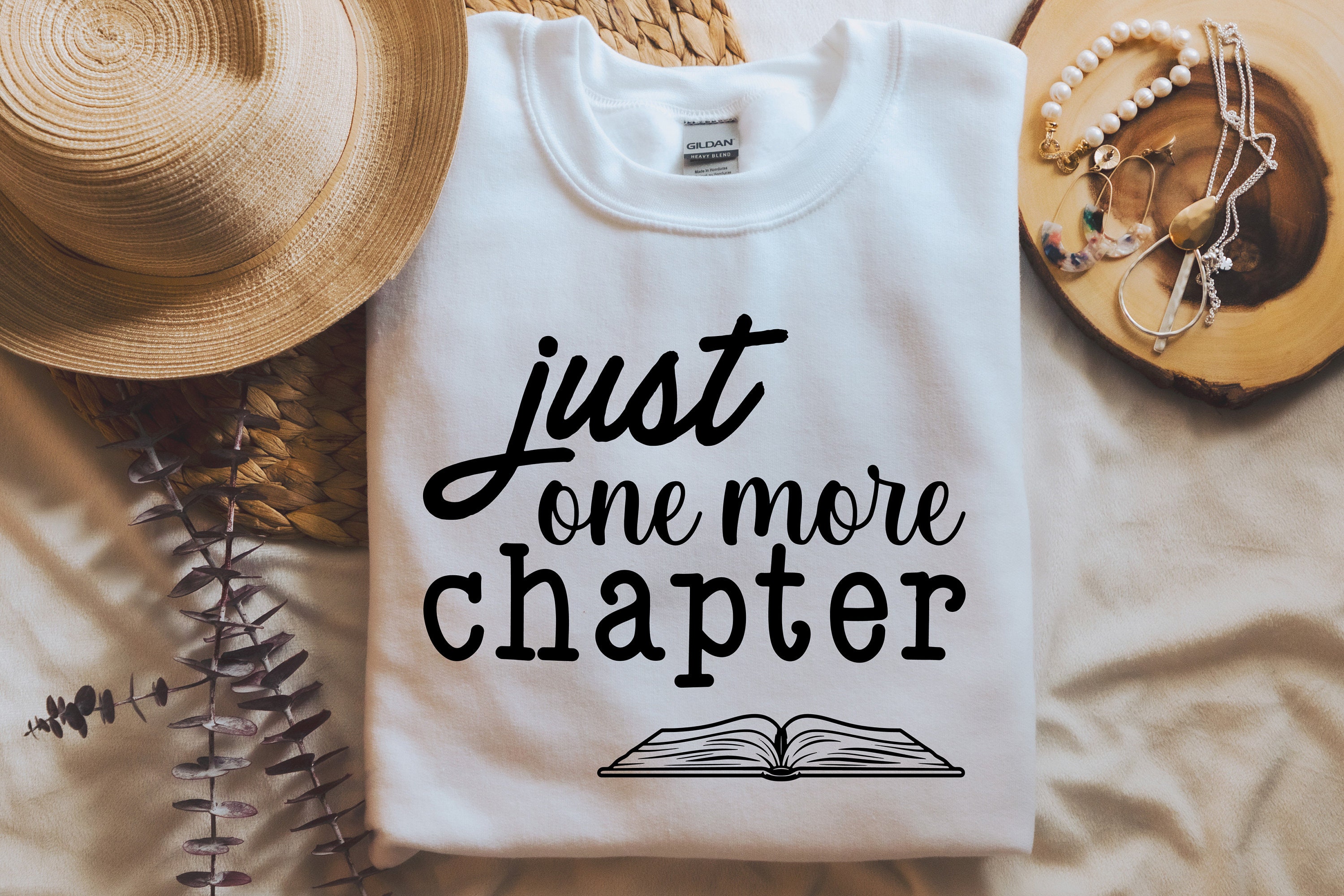 Just One More Chapter Svg Book Svg Reading Svg Library Svg | Etsy