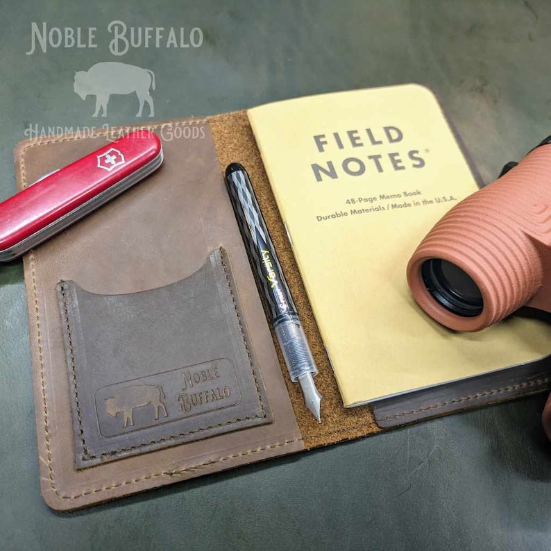 Field Notes Leather Journal Cover Etsy