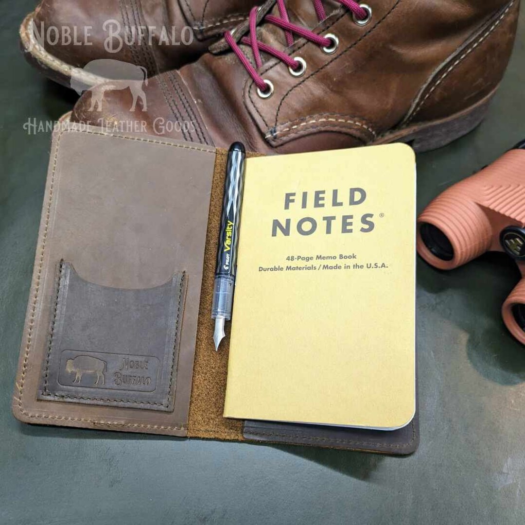 Field Notes Leather Journal Cover - Etsy