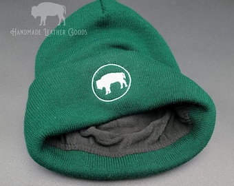 Fleece Lined Beanie - Noble Buffalo - USA Made
