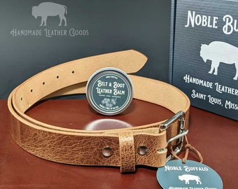 Leather Buffalo Belts (firm) - USA Handmade