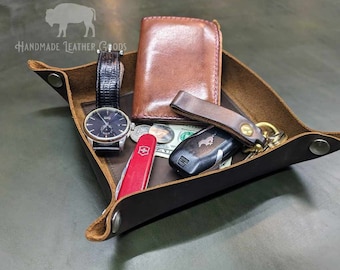 Leather Valet Tray