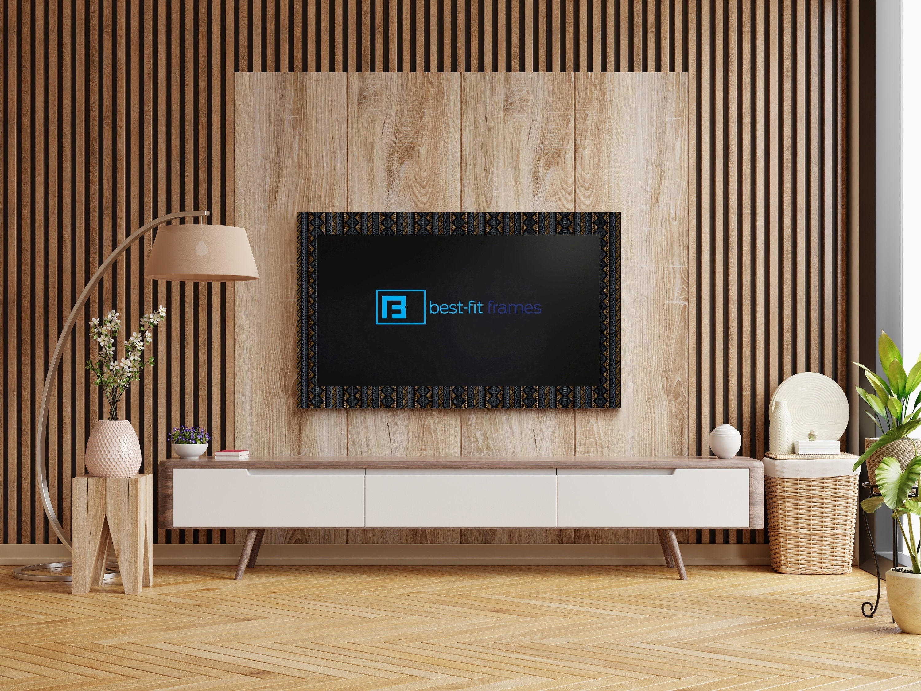 African Art Inspired TV Graphic Wall Art Aesthetic Home Etsy