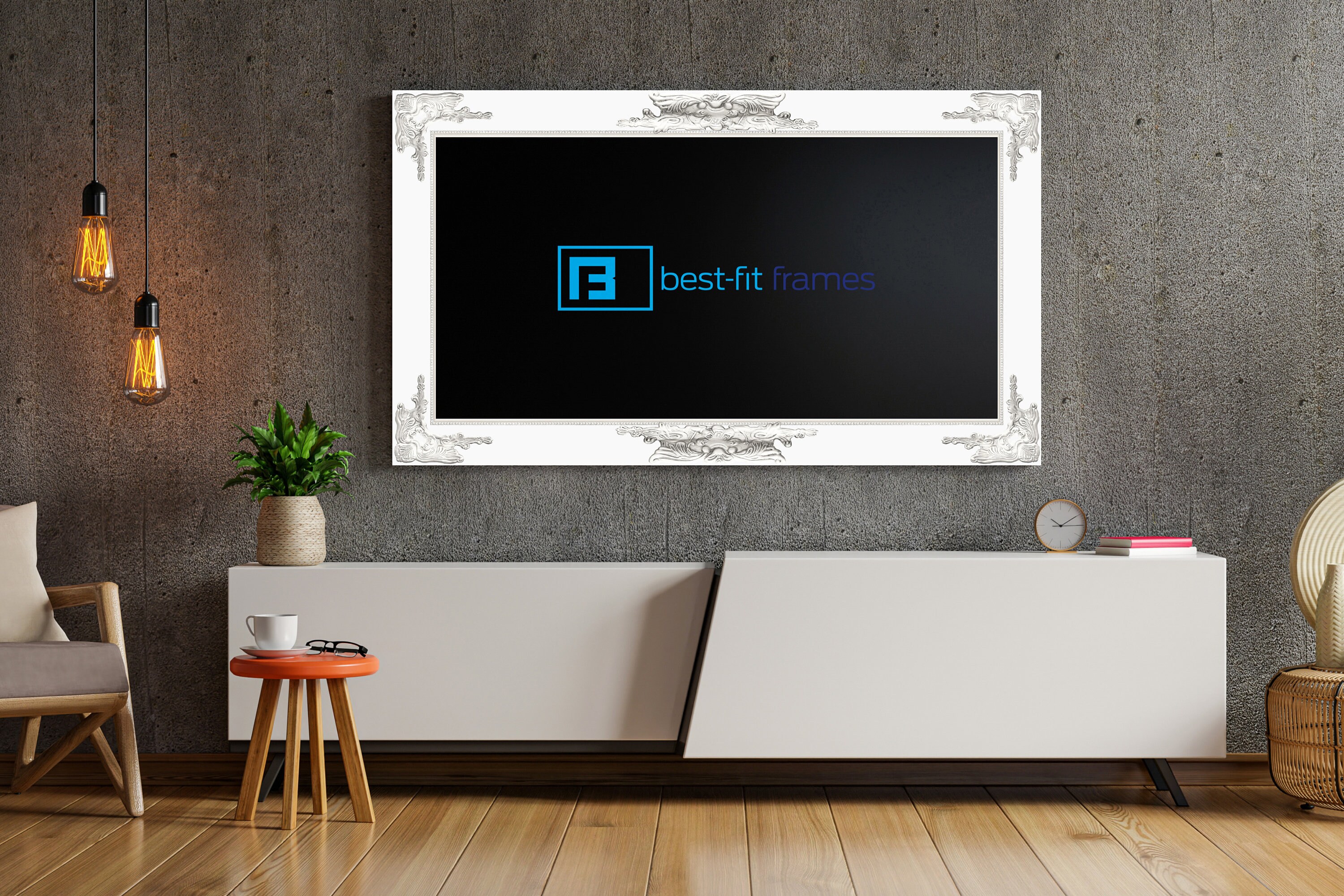 Vintage White Frame Wall Décor Aesthetic Home Décor Room | Etsy