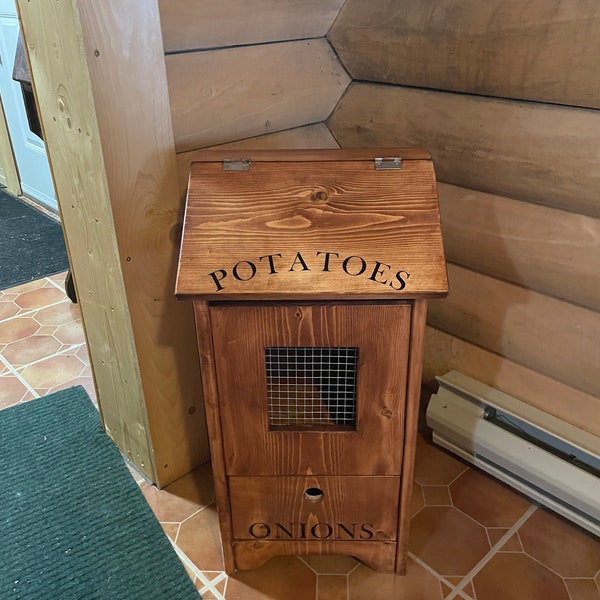 Potato and Onion Bin Etsy