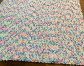 Hand Crocheted Baby Blanket: Car Seat Stroller Cover