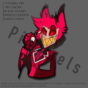 The Radio Demon- Alastor 2" enamel pin