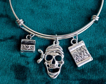 Pirate Theme Charm Bracelet - Perfect for who enjoy a piece of treasure - A Charming Wear