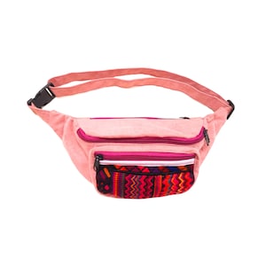 Sling Bag, Belt Bag with Guatemalan textiles, Fanny Pack made by hand, with various compartments