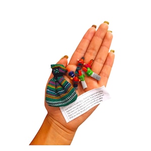 Guatemalan Worry Dolls, 6 Dolls in a Bag,  Bulk Worry Dolls, Trouble Dolls for Stress Relief, Kids Party Favours, Thoughtful Friend Gift