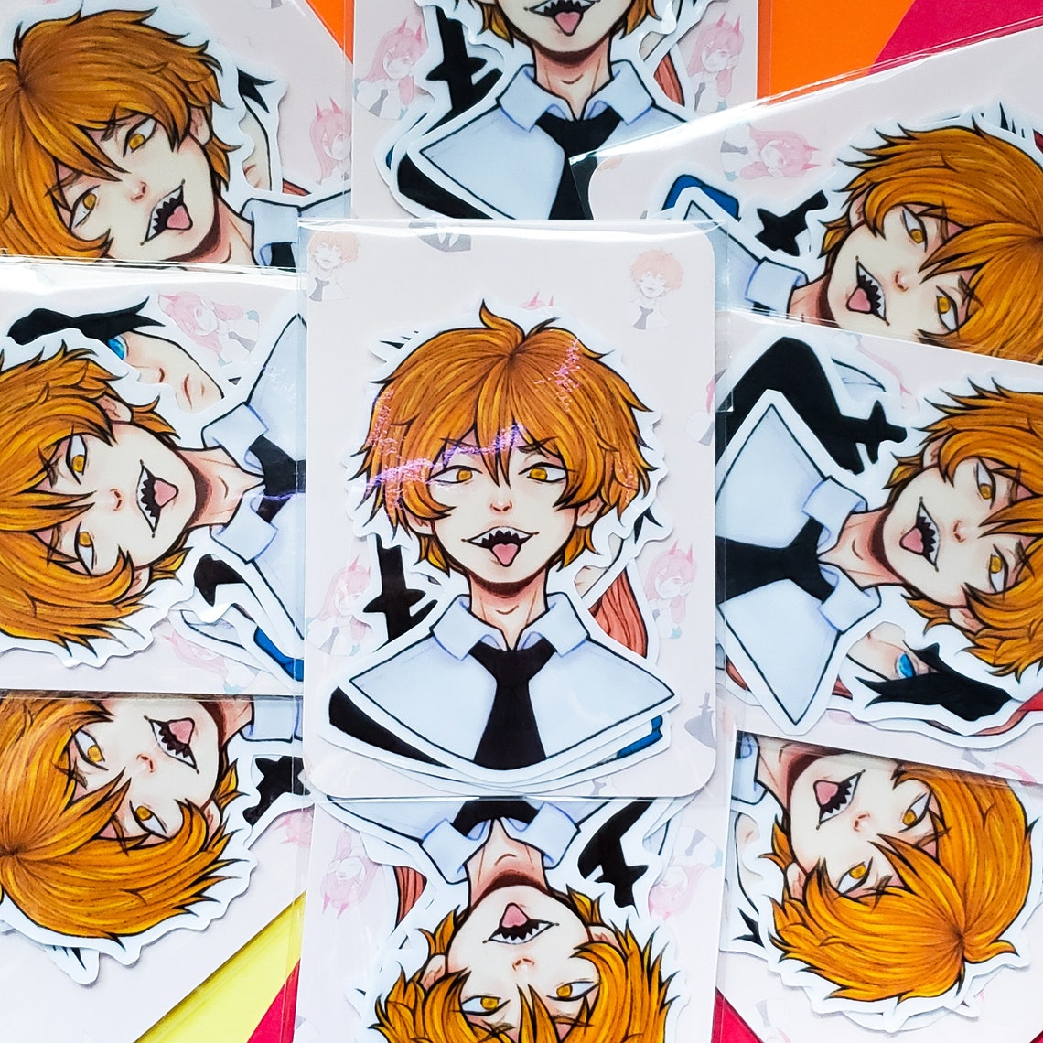 Chainsaw Man Sticker Pack Etsy