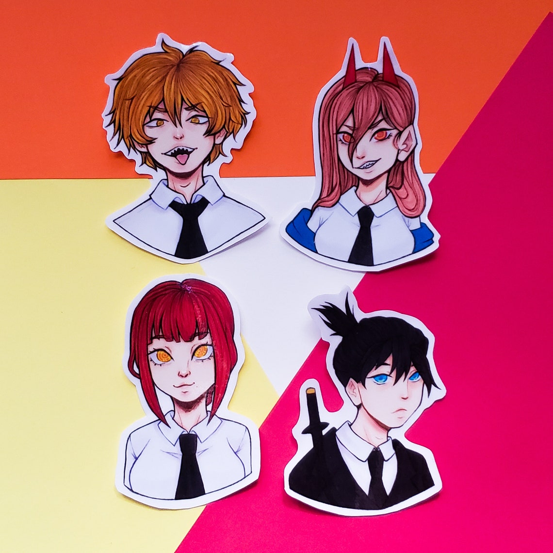 Chainsaw Man Sticker Pack Etsy