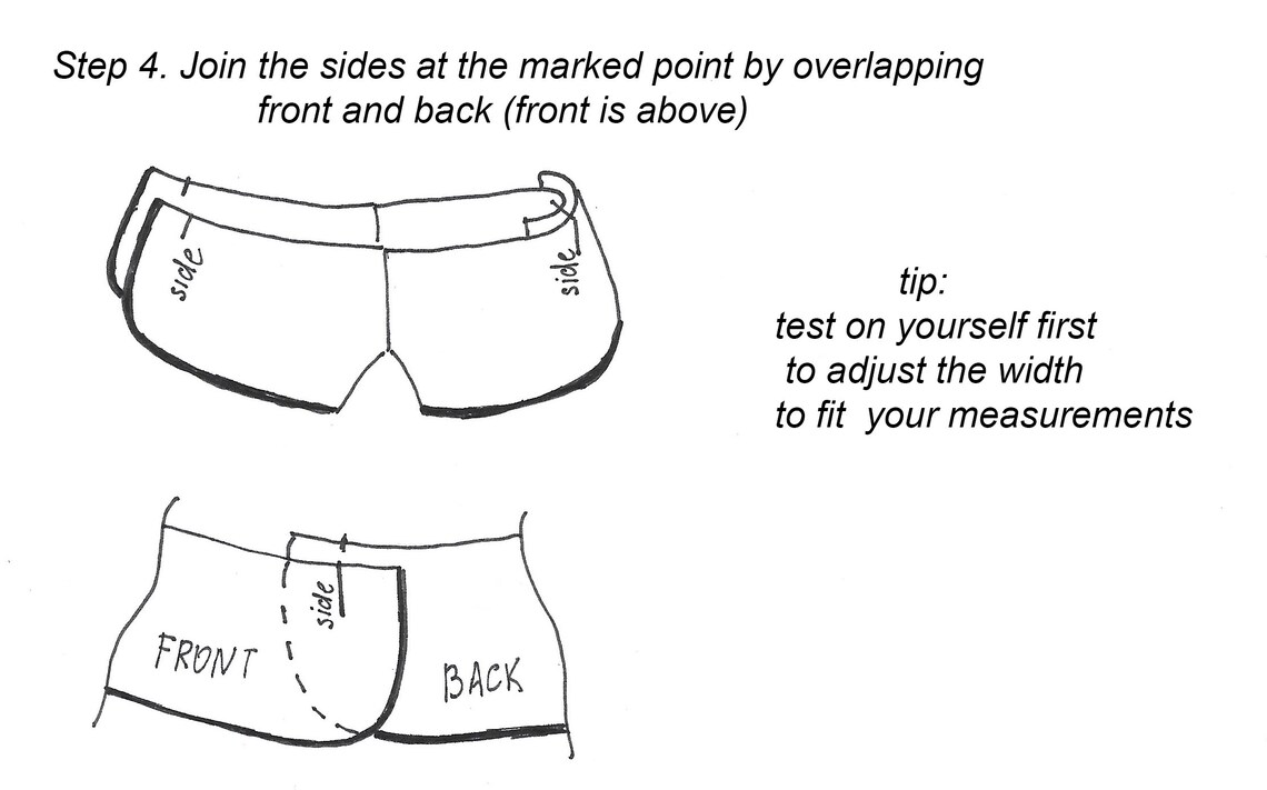 Sewing patterns women booty shorts PDF sewing pattern pole | Etsy