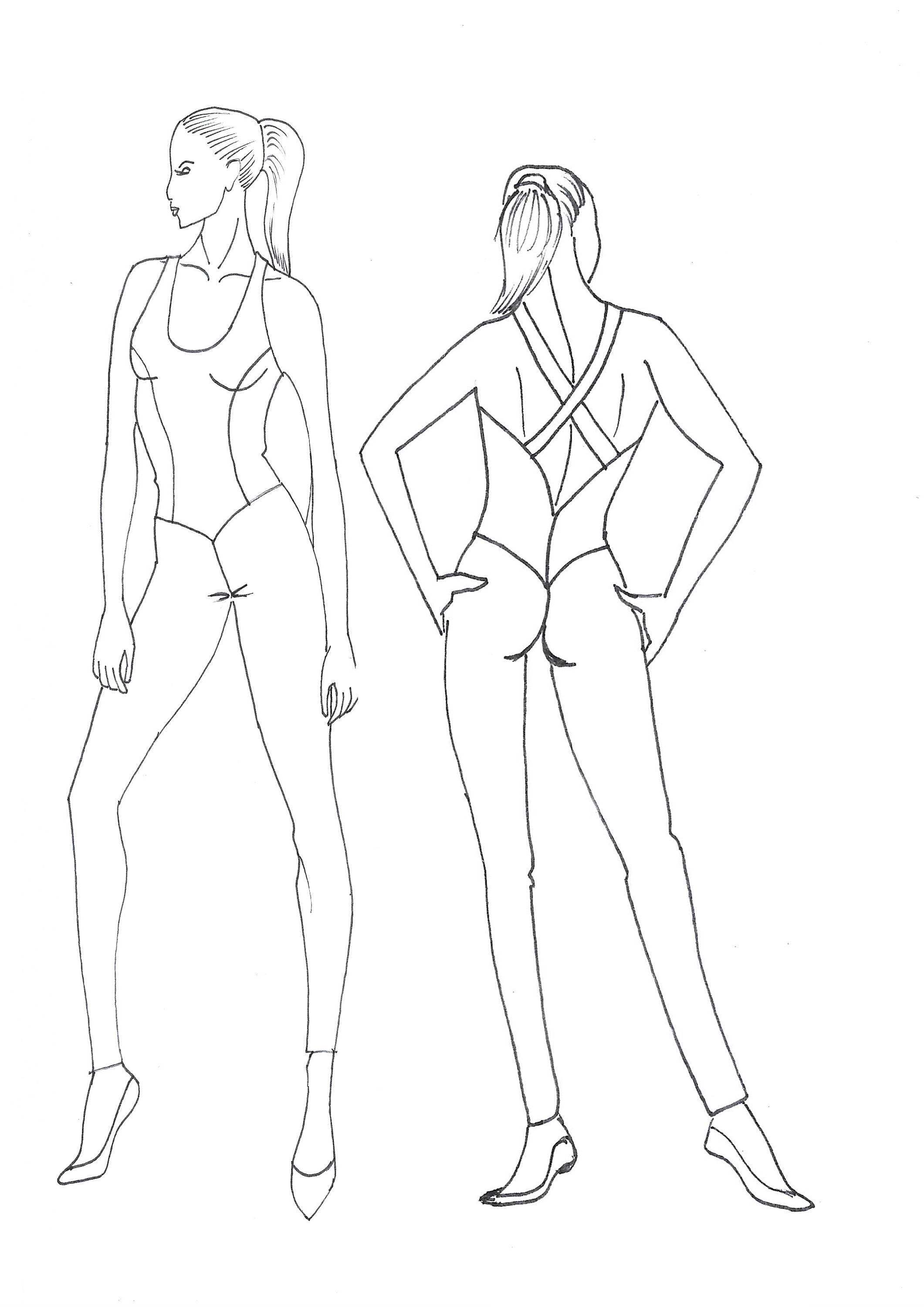 Jumpsuit Sewing Pattern for Women Yoga Dance Unitard Etsy UK