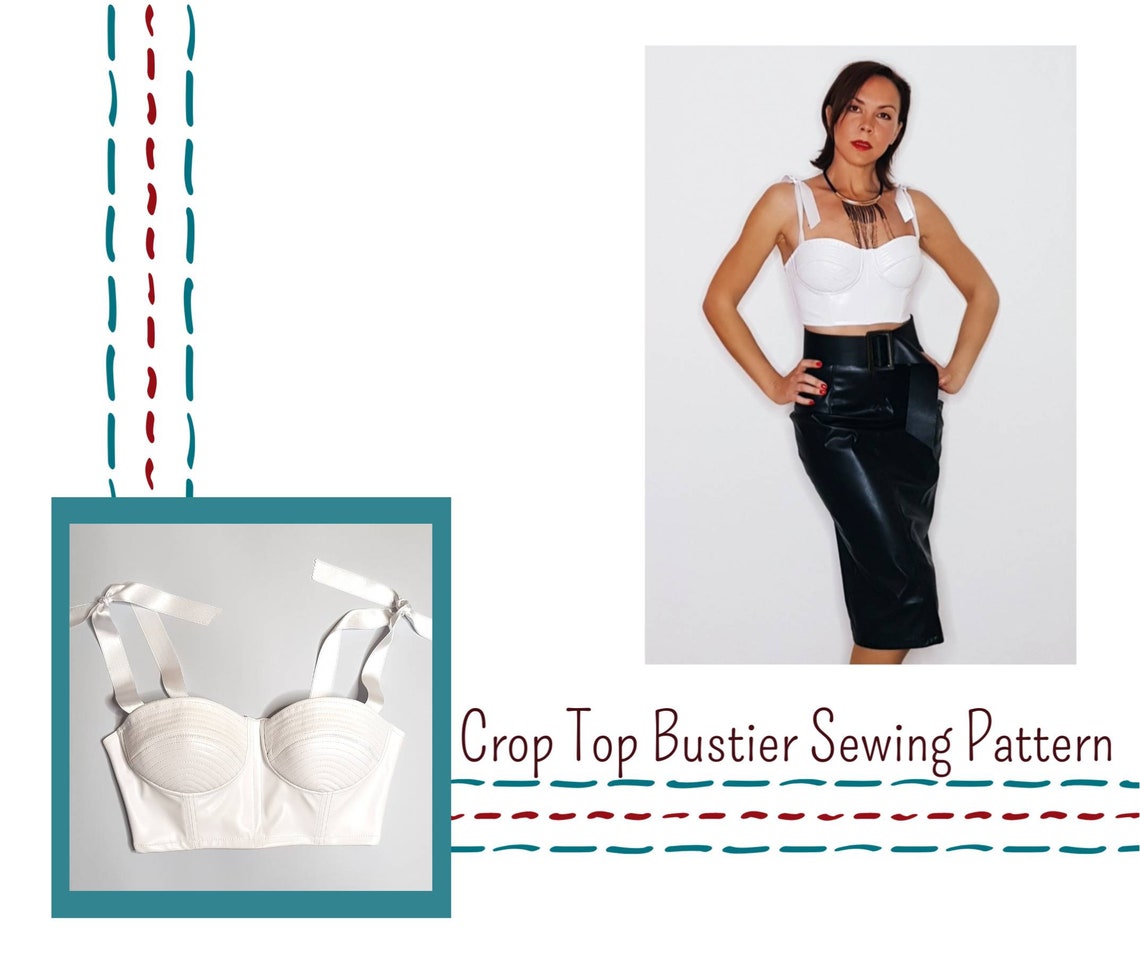 Top Bustier Sewing Pattern Pdf Sewing Patterns for Women Etsy