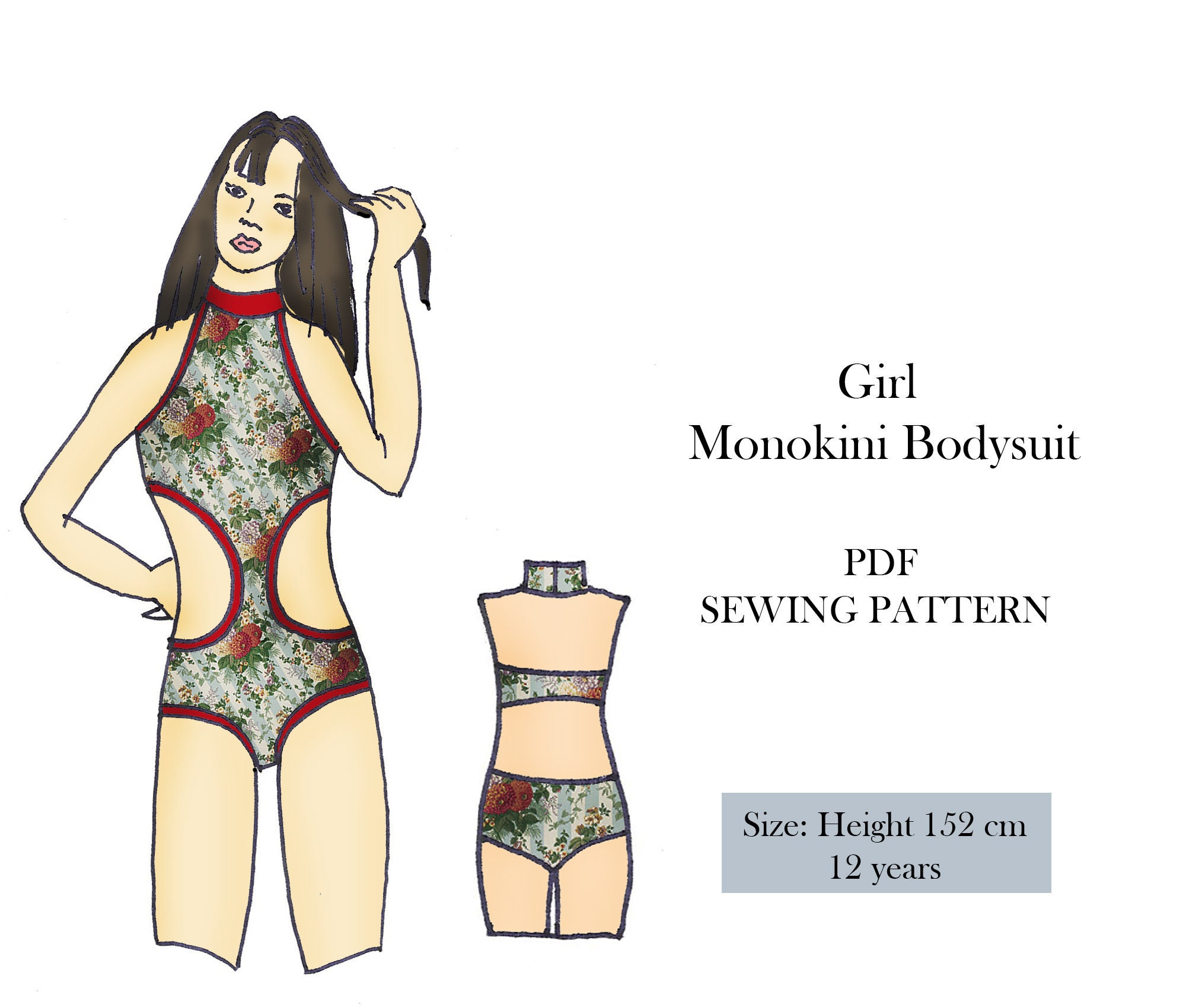 Costume Da Bagno Per Ragazze Con Gonna E Pantaloncini Integrati, Modesto Stile Scolastico, Taglie Forti Con Coppe
