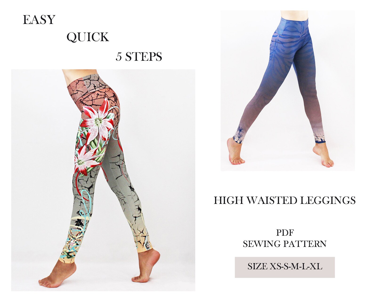 leggings without front seam patternmaster