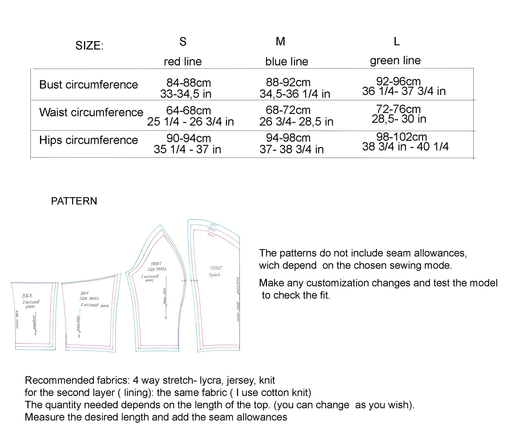 Tube Crop Top Sewing Pattern for Women Easy Pattern Tutorial Etsy