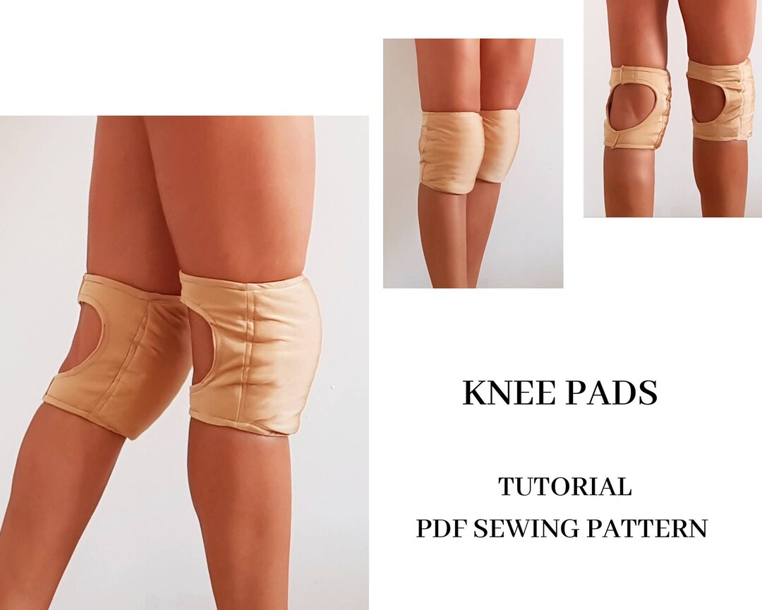 Knee Pads Tutorial Sewing Pattern Exotic Dancewear Pole Etsy