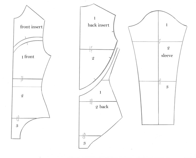 Bodysuit with mesh back and sleeves Sewing Pattern Size S | Etsy