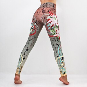 Schnittmuster für Leggings mit hohem Bund ohne Seitennähte, Größen XS-XL, herunterladbare PDF-Datei, Damen-Nähzubehör