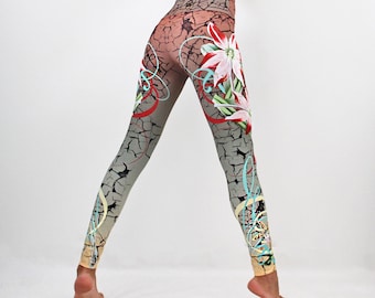 Sewing pattern women High waisted Leggings without side seams, Size XS-XL, Pdf sewing pattern