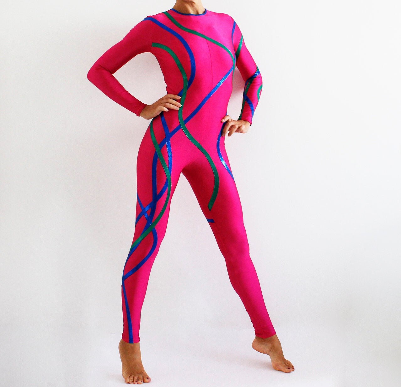 Brazilian Unitard Dance Suite Catsuit One Piece Dance Yoga Outfit