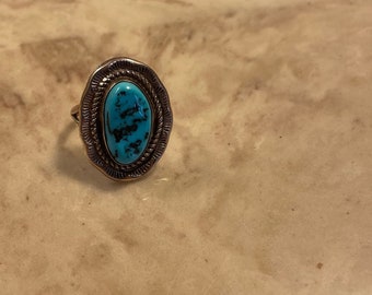 Sterling silver turquoise ring