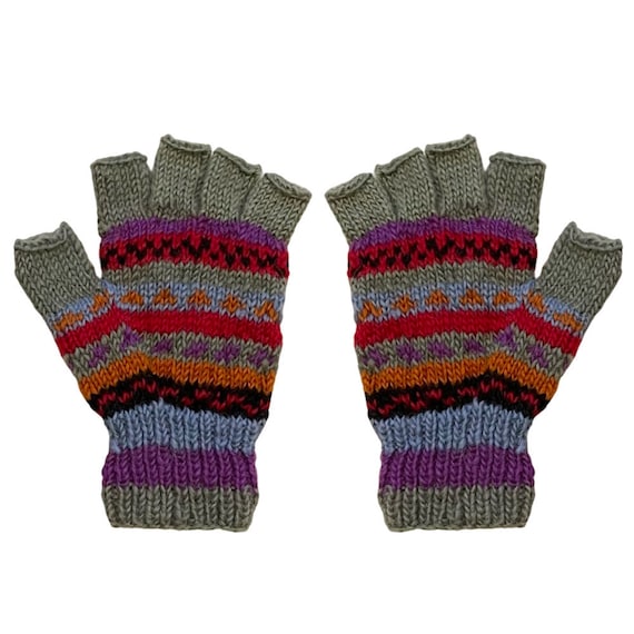 Buy Woolen Cut-off Gloves Online in India