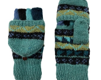 Woolen Convertible Mittens