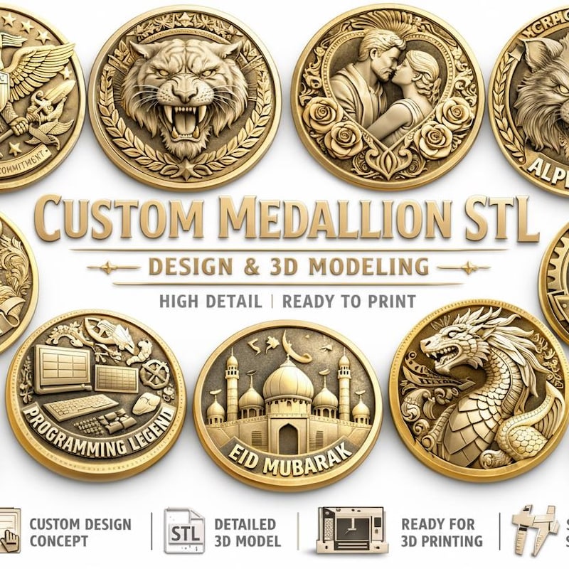 Custom Coin Printing - Etsy