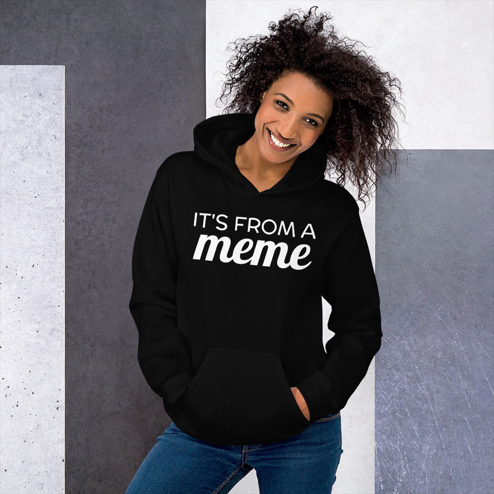 It's From A Meme Hoodie Meme Hoodie Funny Hoodies Meme - Etsy