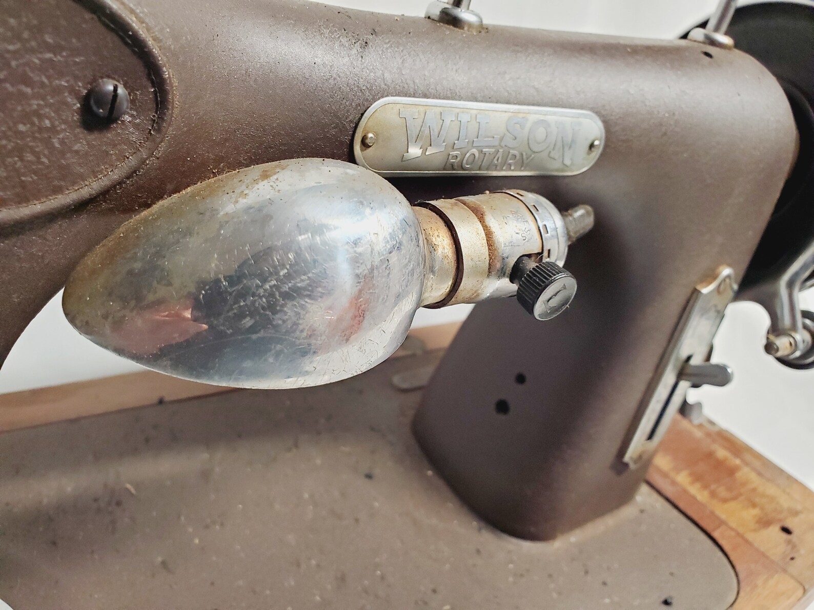 Antique Wilson Rotary Sewing Machine With Case Vintage Etsy