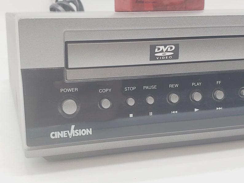DVD VCR VHS Combo Recorder Player Cinevision DVR1000 Tested Etsy
